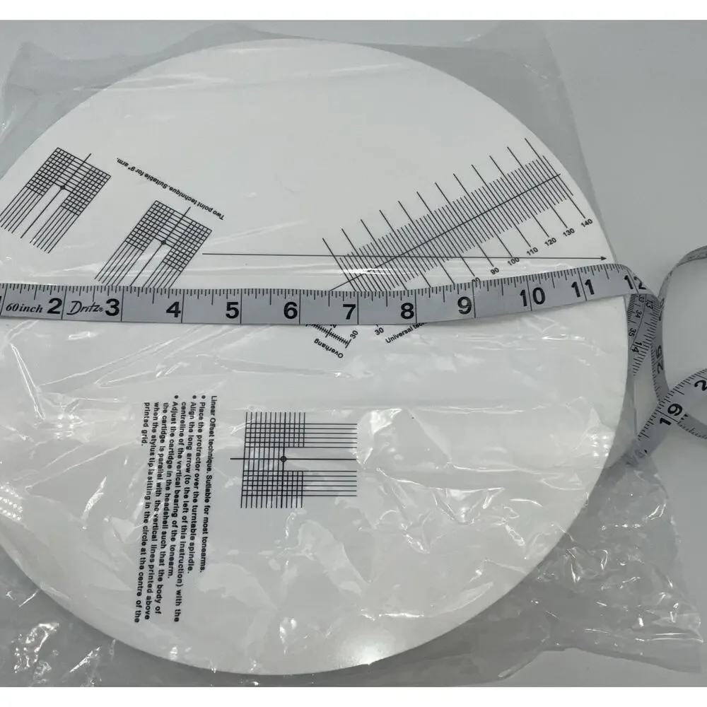 Record Pickup Calibration Plate Alignment Tool for Turntable Accessories